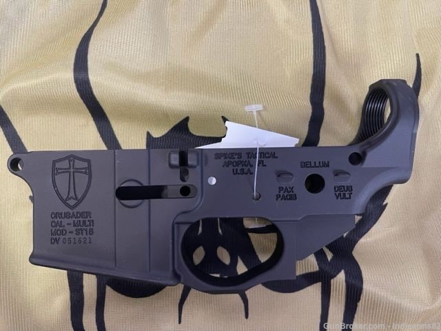 Spike's Tactical Crusader Stripped Lower Receiver AR-15 AR15 STLS022-img-0