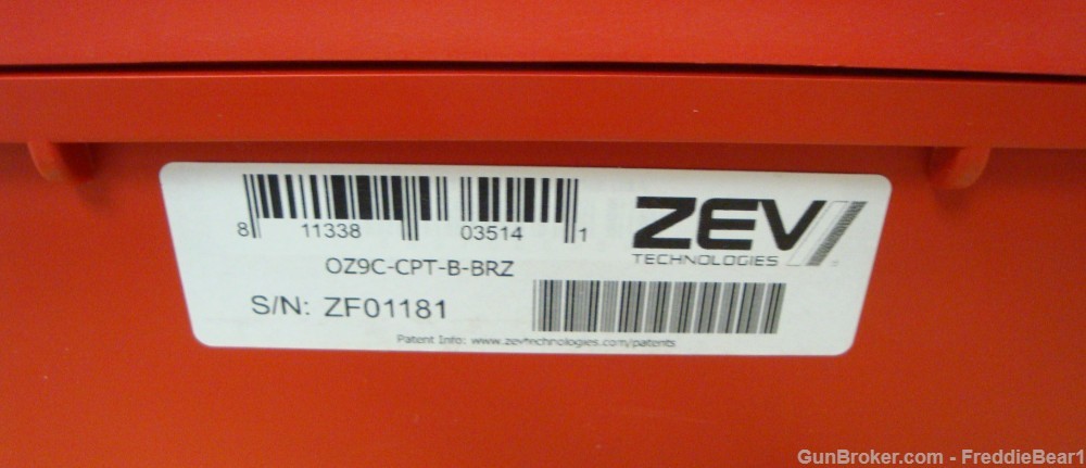 ZEV Technologies, OZ-9 Compact, Semi-Automatic Pistol, 9MM 4" Bronze Bbl. -img-1