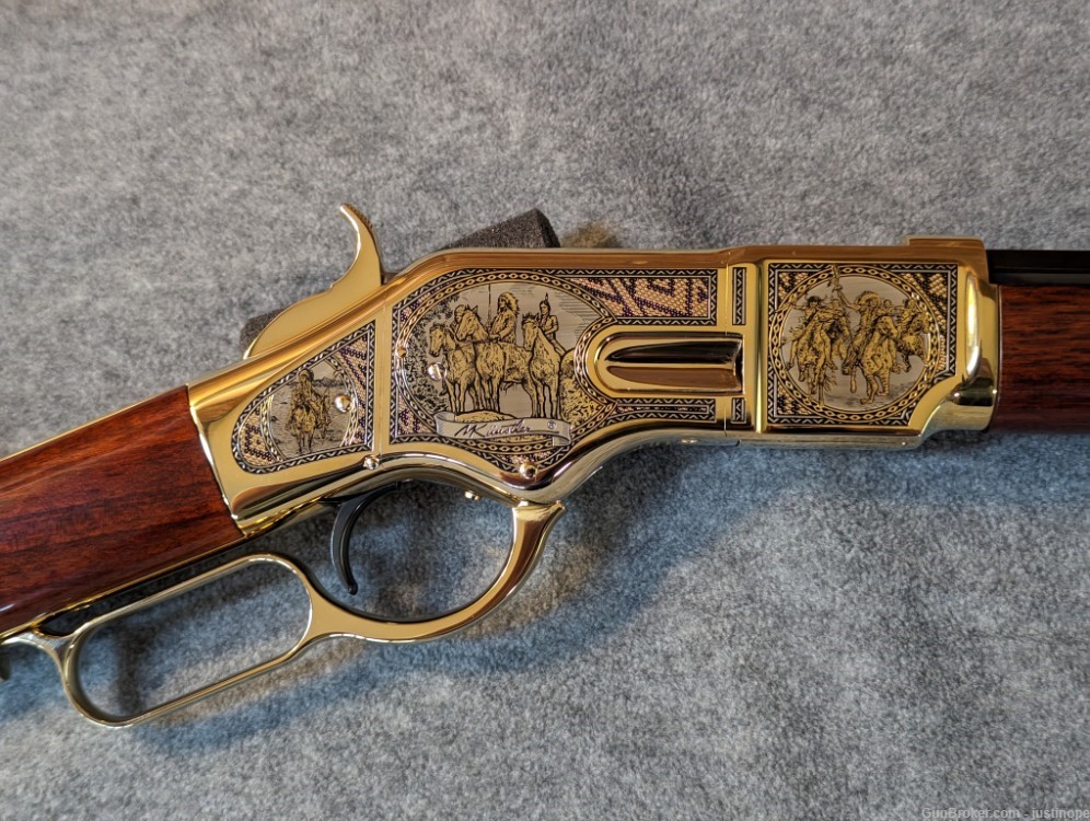 Taylor's / Uberti 1866 Künstler Warriors of the Old West Tribute Rifle-img-5