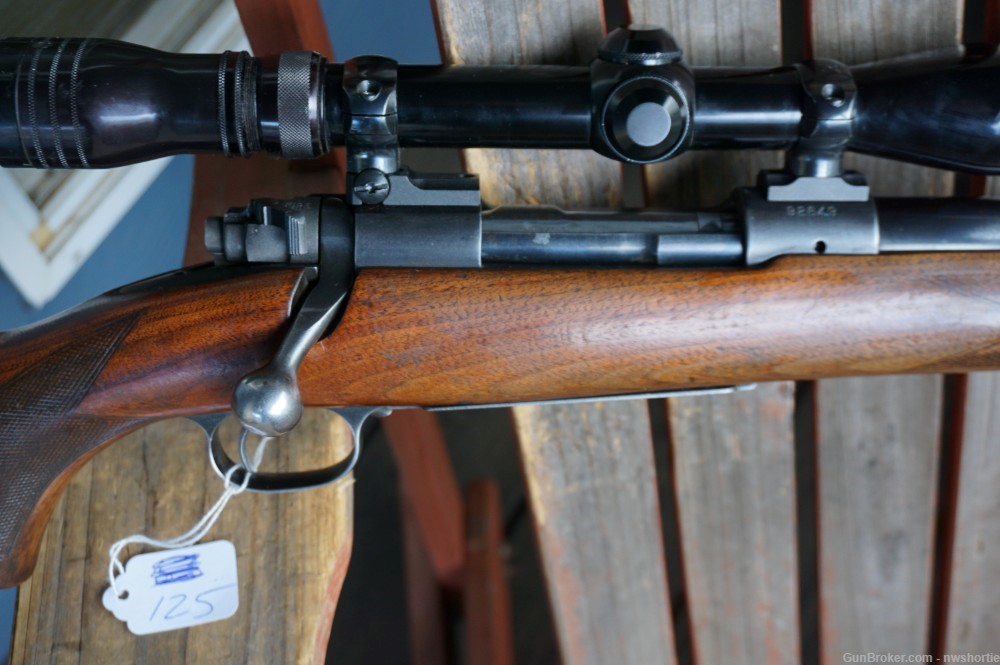 Winchester model 70 30-06 Pre 64 w/ Redfield 3x9 Tracker Scope-img-2