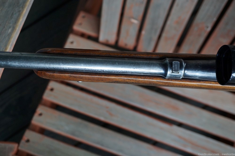 Winchester model 70 30-06 Pre 64 w/ Redfield 3x9 Tracker Scope-img-18