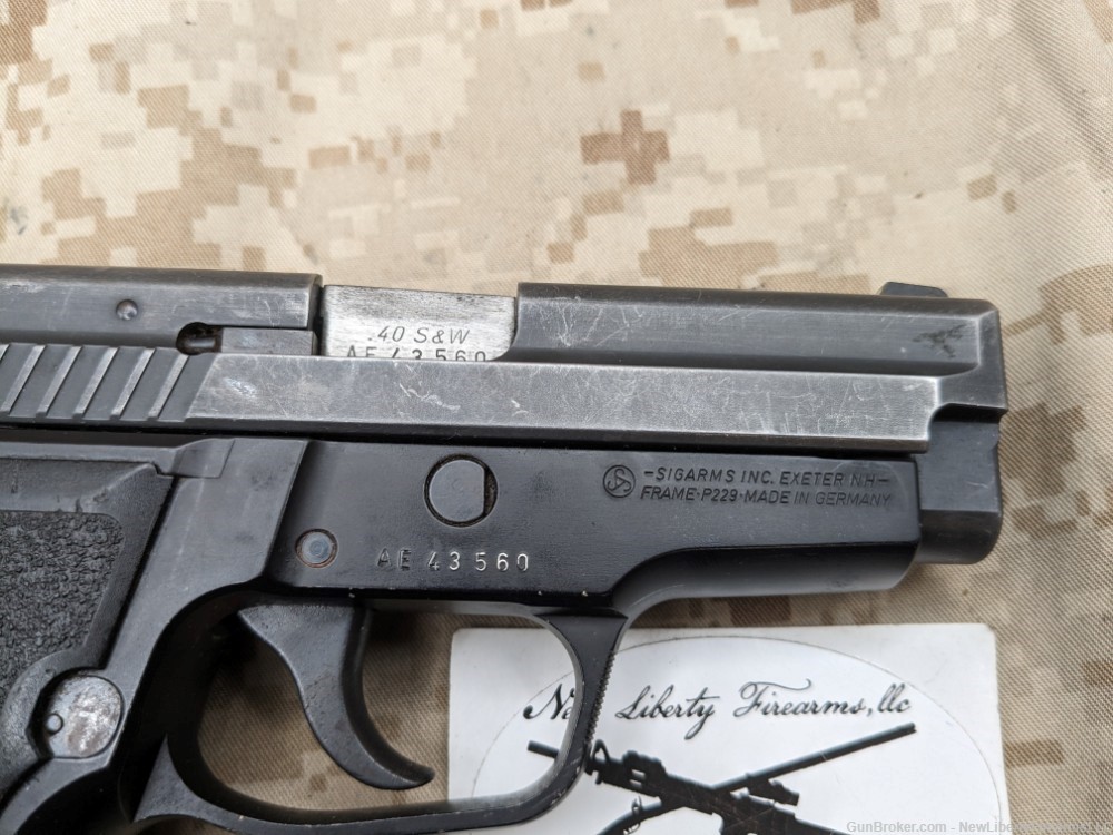 Sig Sauer P229 .40 S&W Pistol USED 1-12rd Mag German Frame Good-img-4