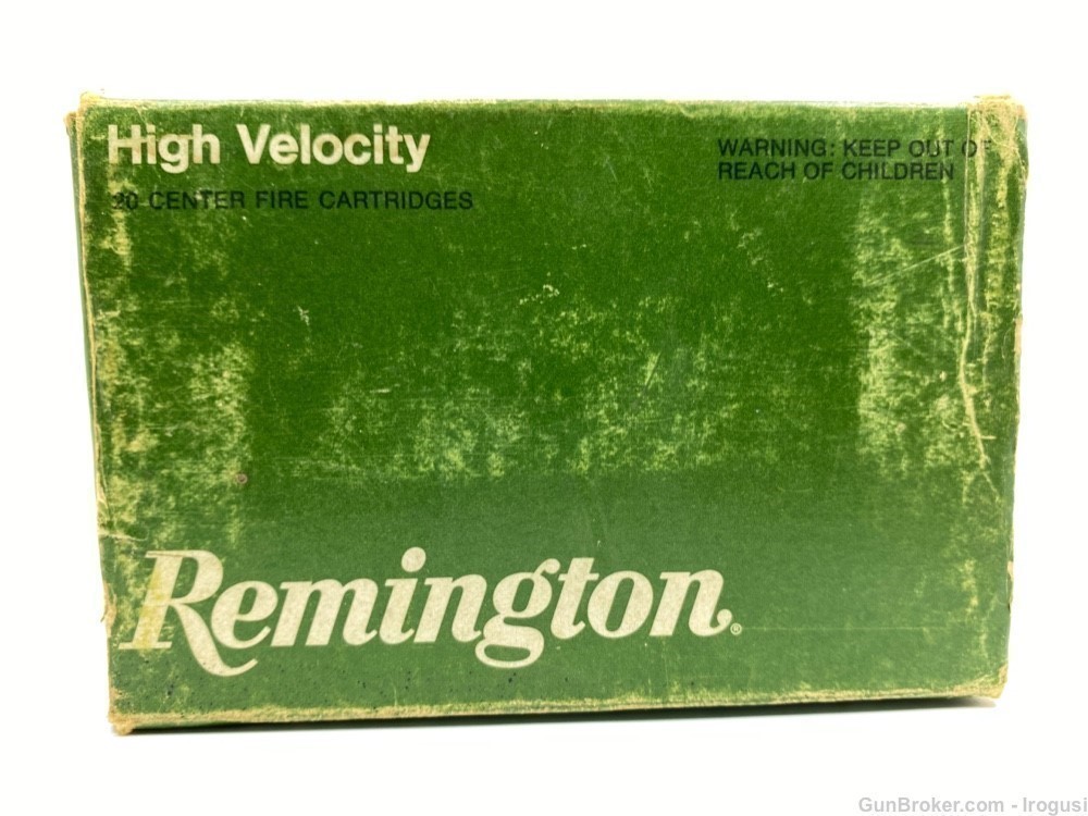 Remington .375 H&H Magnum 270 Gr Soft Point Vintage FULL Box-img-0
