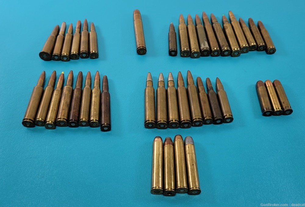WWI WWII Bullets Ammo Ammunition .308 Norma Marlin .444 .300 .270 .401 cal.-img-0