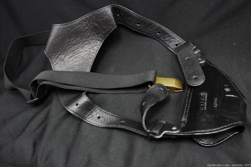 Galco Executive Shoulder Holster, Walther PPK/PPKS/Beretta 70S, LH, Black -img-1