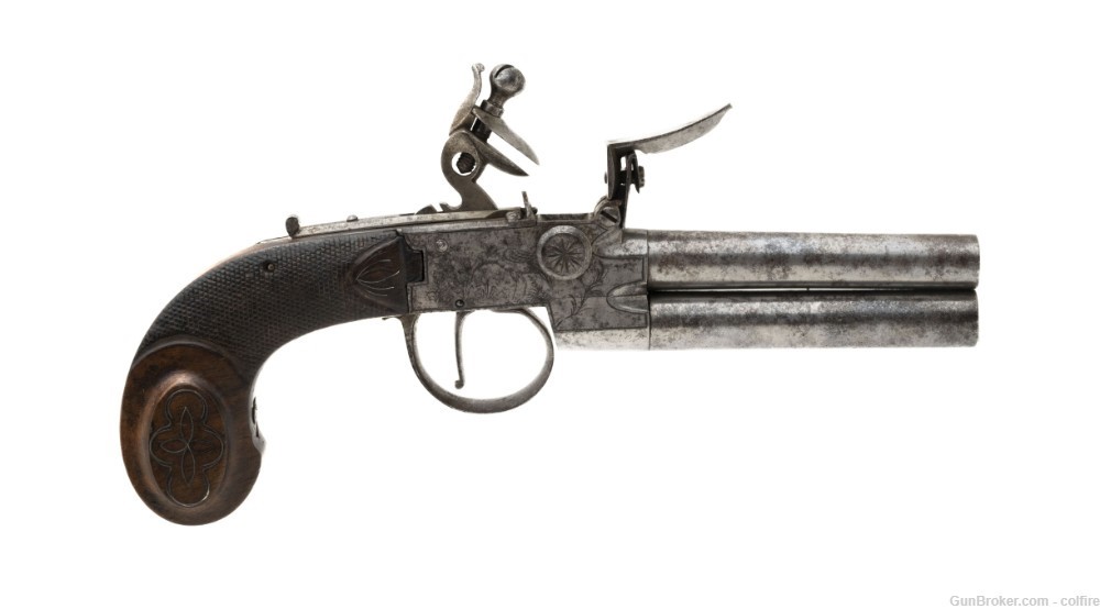 French Tap Action Flintlock Pocket Pistol (AH4241)-img-0