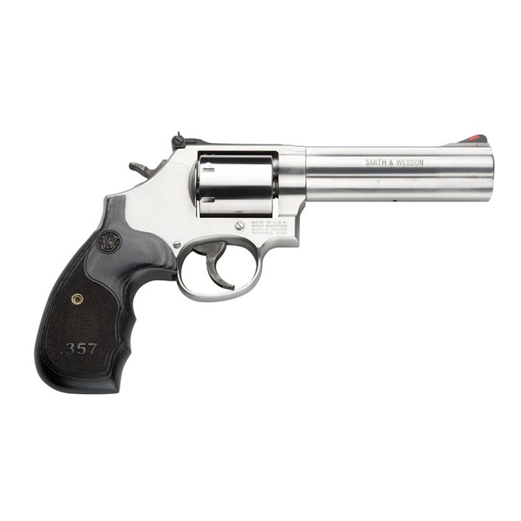 Smith & Wesson Model 686 Plus 357 Mag Combat magnum 5 Stainless Revolver-img-0