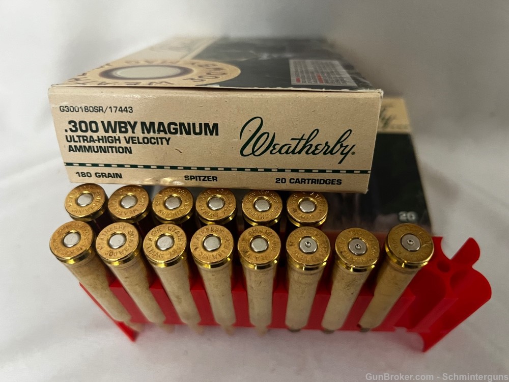 Weatherby 300 Wby Mag 7 Partition 200gr 11 Spitzer 180 + 16 1X Brass-img-1