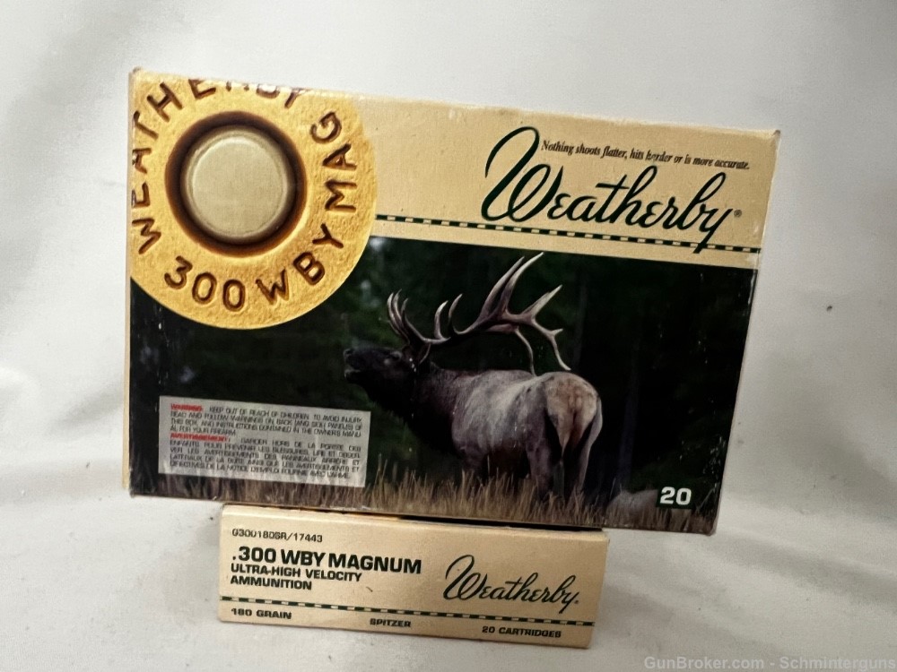 Weatherby 300 Wby Mag 7 Partition 200gr 11 Spitzer 180 + 16 1X Brass-img-3