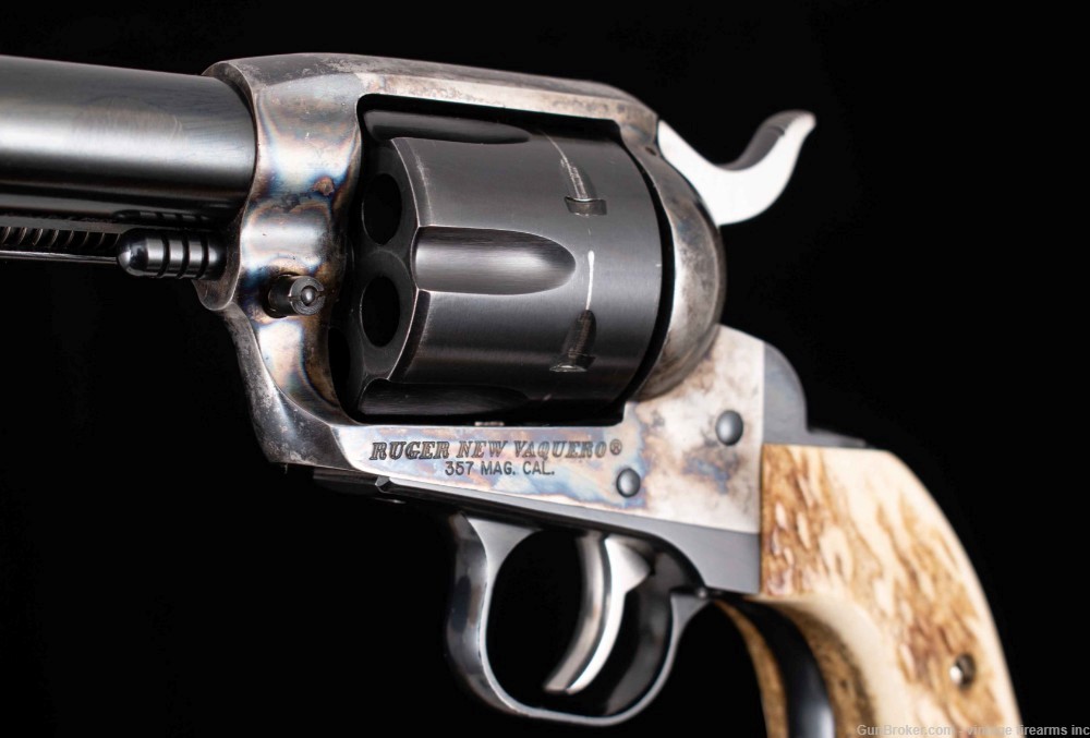 Ruger New Vaquero .357MAG - 2007, STAG GRIPS, CASED-img-16