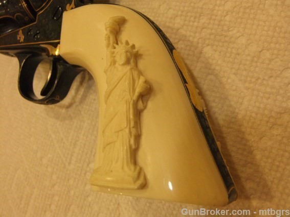 1st Gen Colt SAA  made 1902  Engraved & Ivory C&R ok-img-3