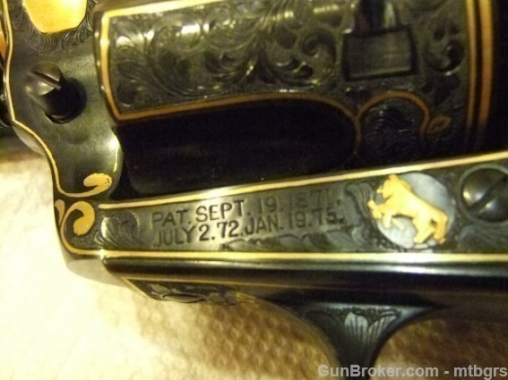 1st Gen Colt SAA  made 1902  Engraved & Ivory C&R ok-img-7
