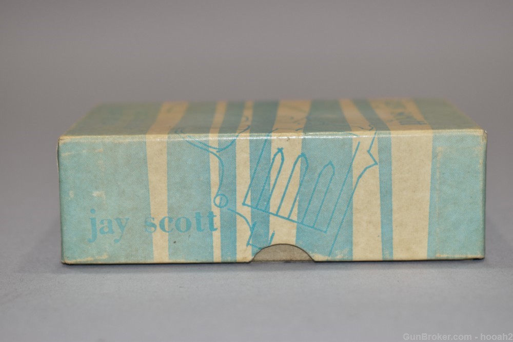 Vintage Jay Scott #20 S&W K Frame Laminated Acrylic Pearl Grips W Box-img-14
