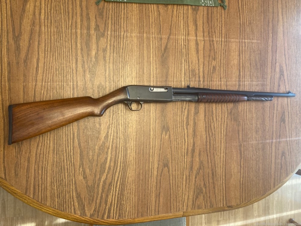 Remington Model 14 Pump Rifle. 30 REM Circa. 1913-img-0