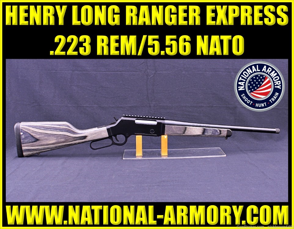 HENRY LONG RANGER EXPRESS 223 REM/5.56 NATO 16.5" BBL H014RP-223-img-0