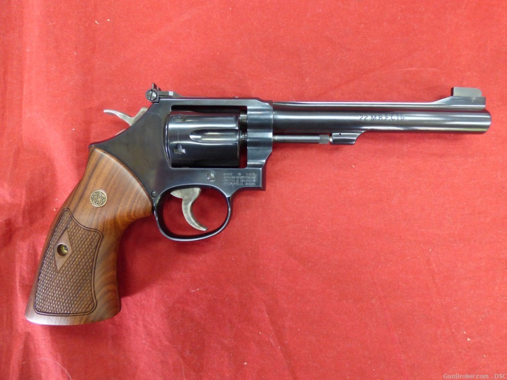 Smith & Wesson Model 48-7 6" - .22 Magnum 22Mag WMR Blued Classic S&W-img-0