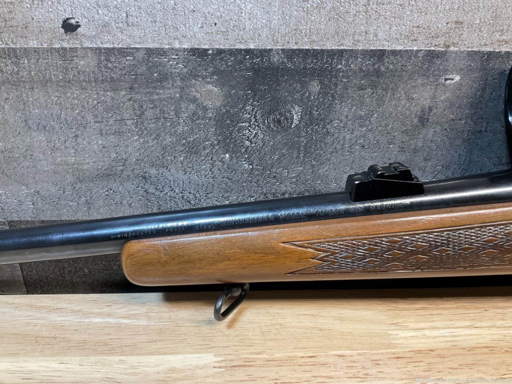 Winchester Model 70, 264 win mag, 24", Time correct 3-9x40 scope-img-7