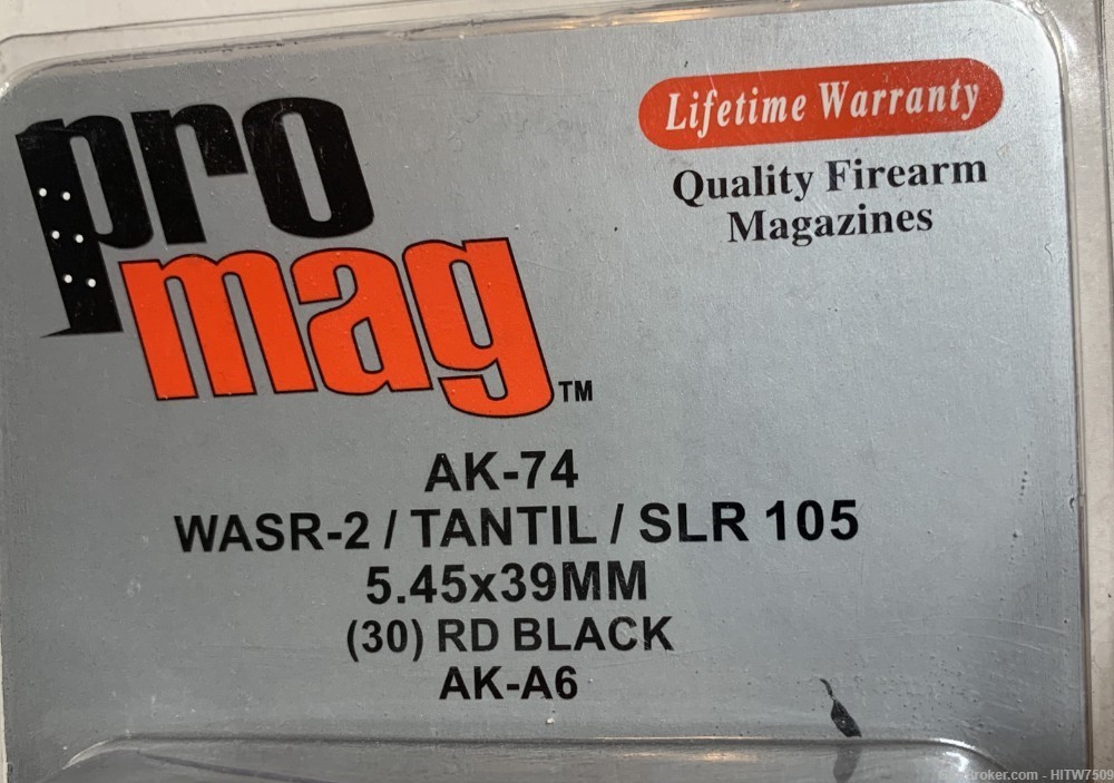 2 AK-74 30rd  Magazine 5.45x39mm WASR-2/TANTIL/SLR-105 Two Mags -img-1