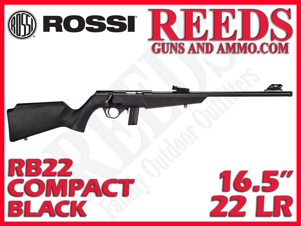 Rossi RB 22 Compact Black 22 LR 16.5in RB22L1611-img-0