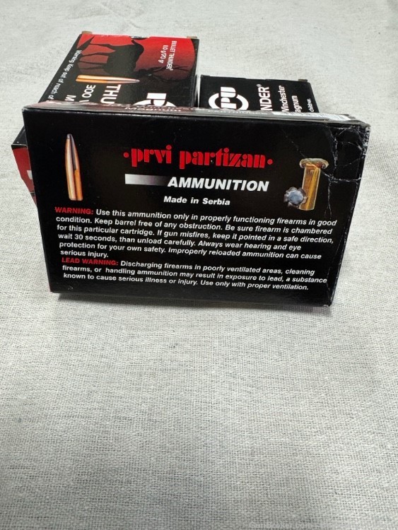 300 win mag shells PPU Brand 170 gr sp  4 boxes 80 ct-img-1