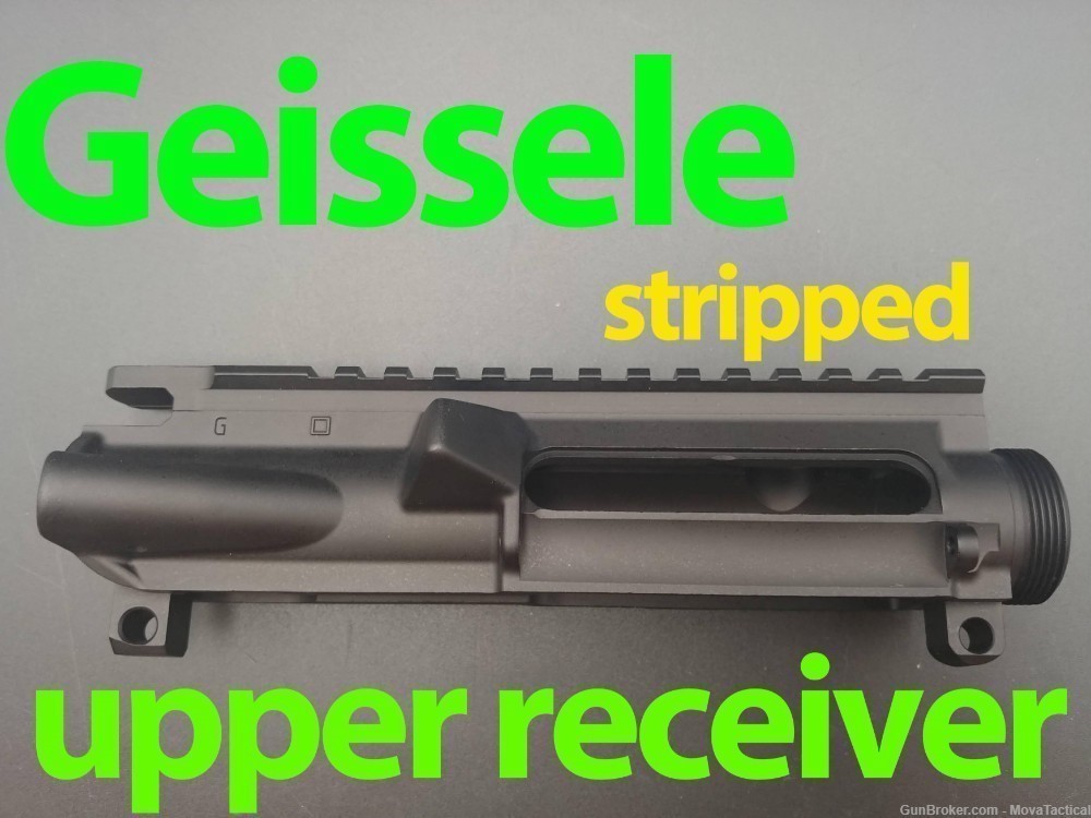 Geissele Stripped Upper Receiver AR15 Geissele Receiver Black M16 AR15-img-0