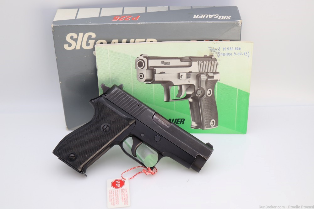 Sig Sauer P225 german made factory box spare magazine and manual -img-12