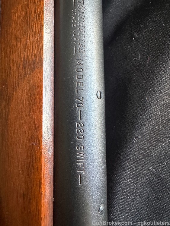 HIGH CONDITION PRE-64 1953 WINCHESTER MODEL 70 TARGET .220 SWIFT RIFLE-img-26