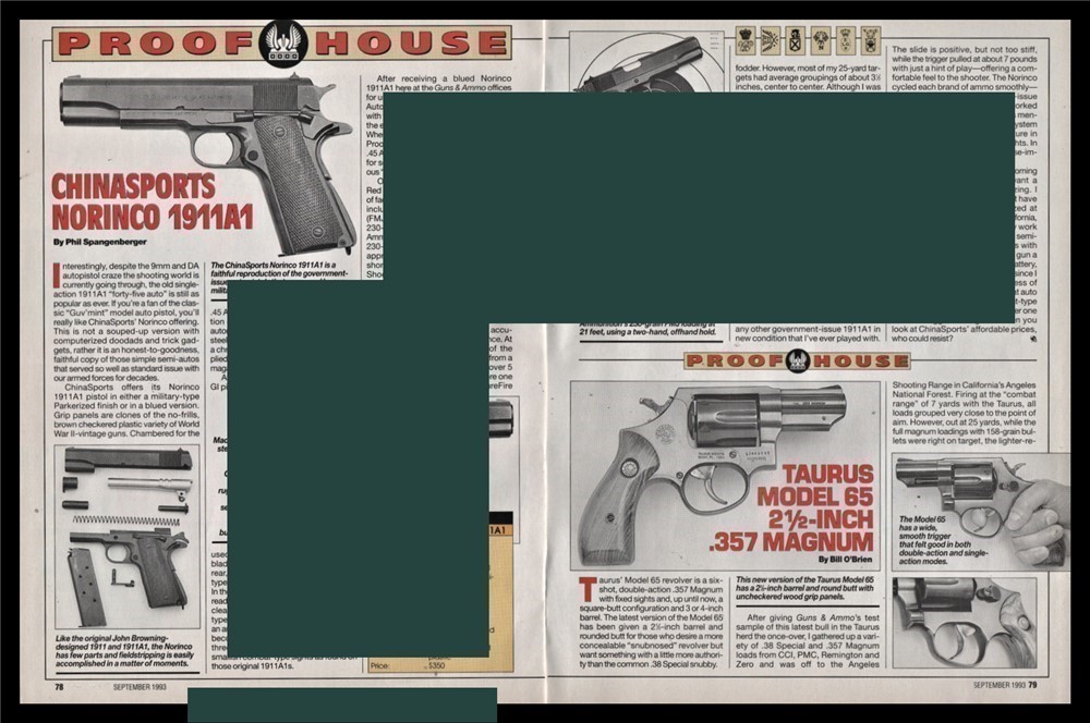 1993 CHINASPORTS NORINCO 1911A1 Pistol Evaluation Article-img-0