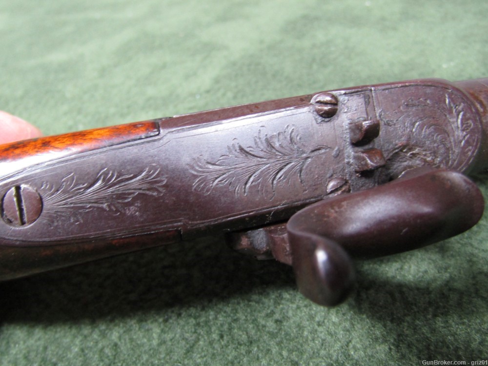 Original Richard Hollis London .45 Caliber Screw-barrel Pistol -img-6
