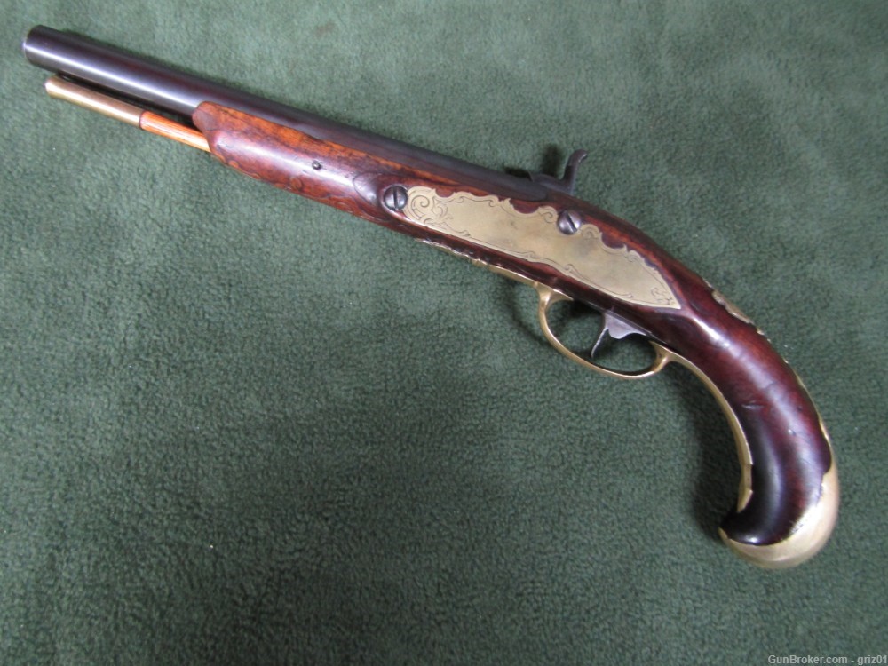 18th Century German Flintlock Pistol, Converted to Percussion-img-1