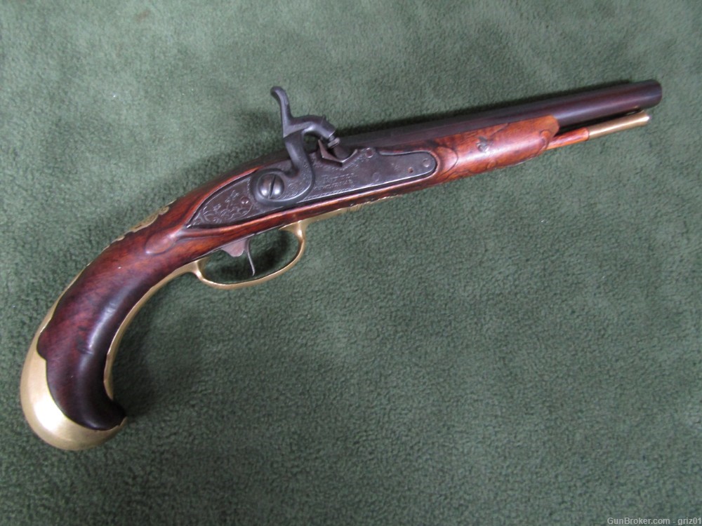 18th Century German Flintlock Pistol, Converted to Percussion-img-0