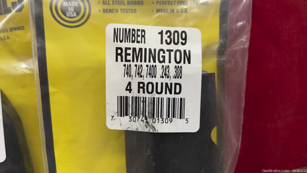 2 Triple K 1309 Remington 740 742 7400 .243 .308 4 RD Magazines Mags Clips-img-1