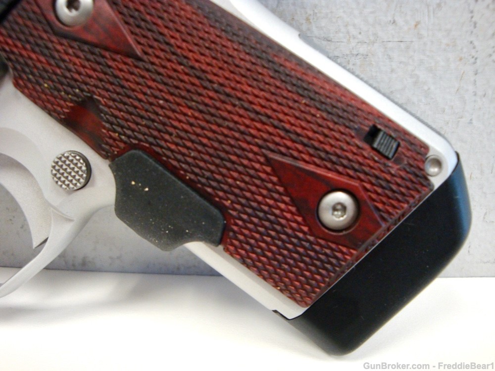 Kimber Micro 9 9mm 2.75” Two-Tone Rosewood Crimson Trace Laser Grips -img-4