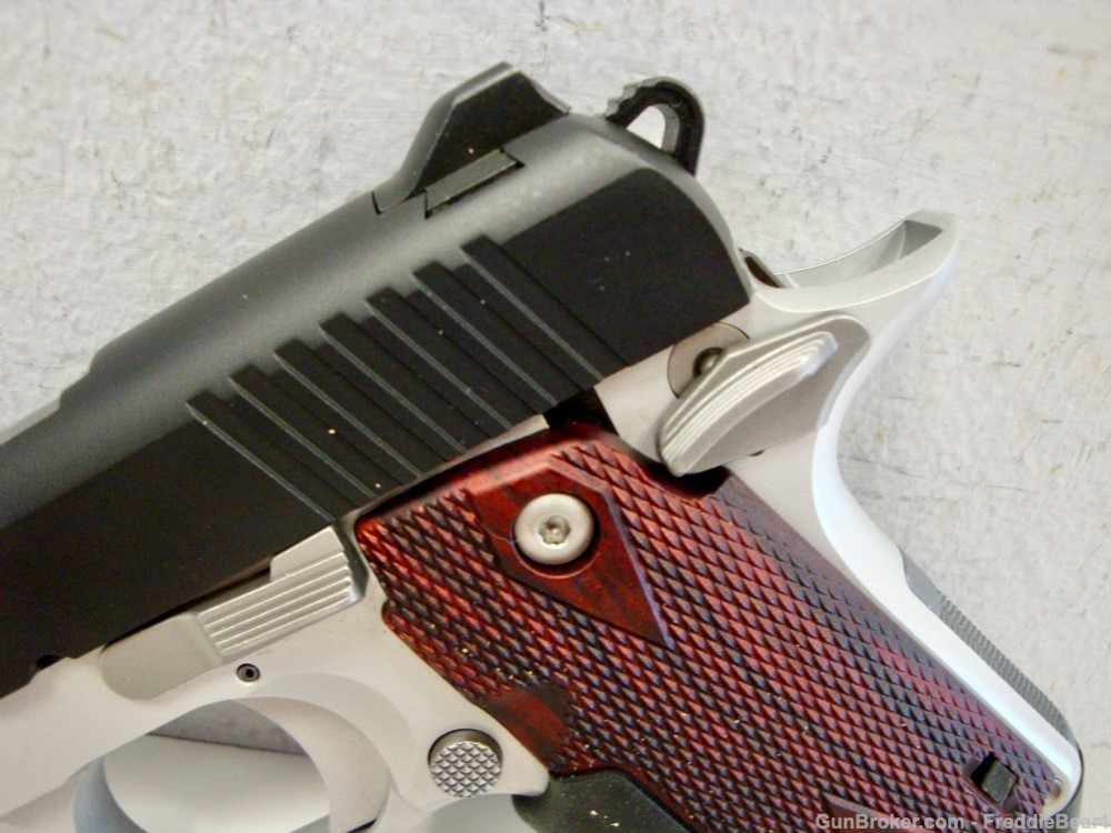 Kimber Micro 9 9mm 2.75” Two-Tone Rosewood Crimson Trace Laser Grips -img-3