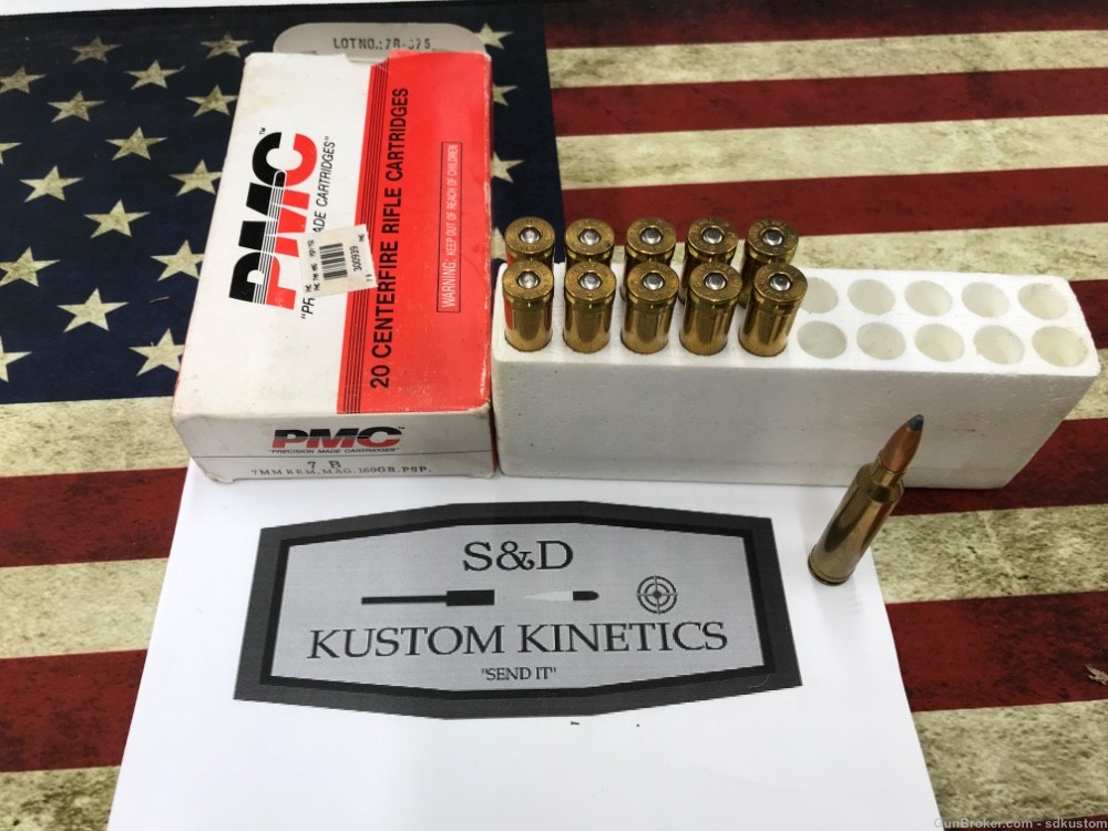 PMC 7mm RM Factory Ammo 160 Grain (11) Rounds-img-0