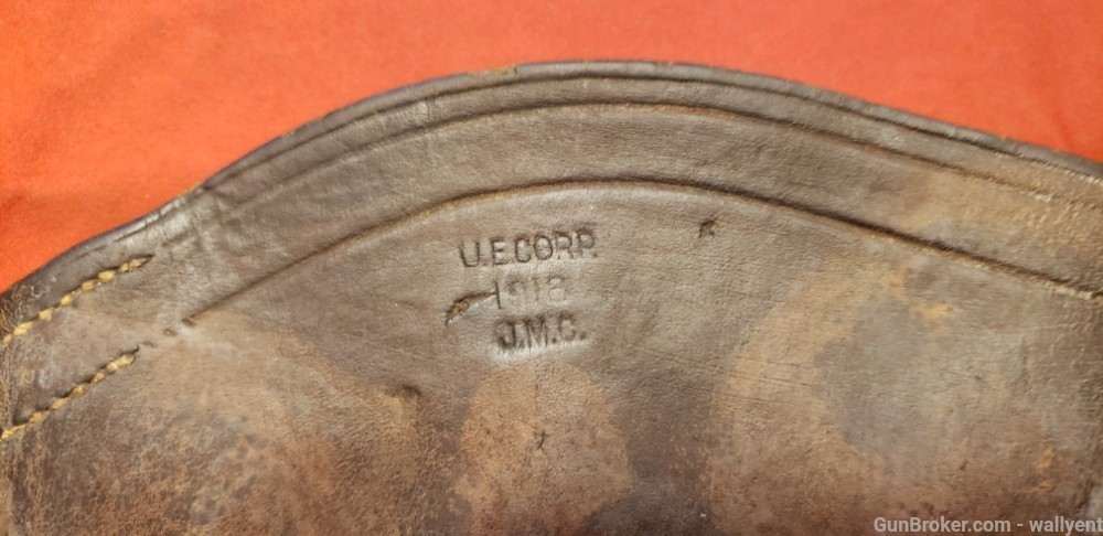 U.E.Corp 1918 J.M.C. Leather Calvary Scabbard Rifle Case WWI-img-0