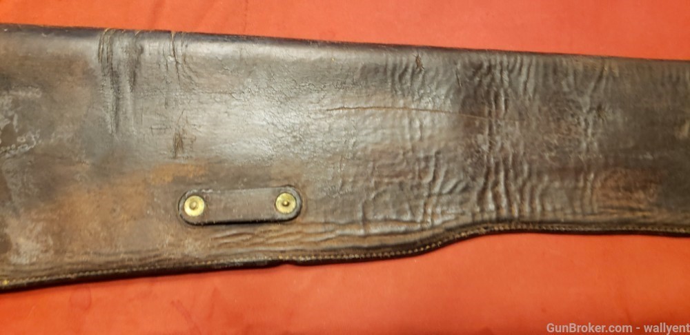 U.E.Corp 1918 J.M.C. Leather Calvary Scabbard Rifle Case WWI-img-2