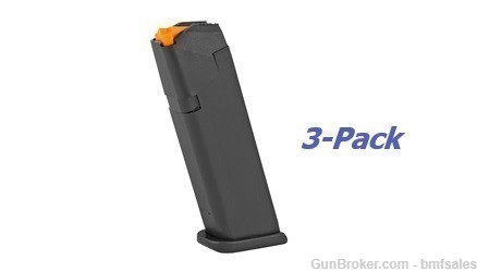 (3) Glock Original 17, 34, 45 Gen-5 9mm 17-Round Magazines NIB-img-0