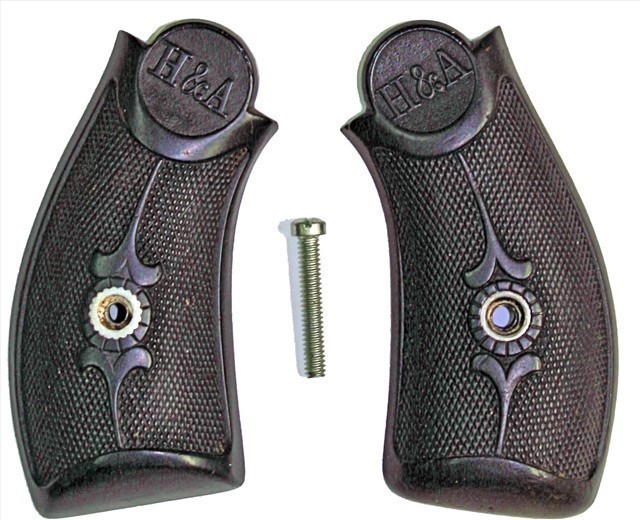 Hopkins & Allen No. 6 DA Revolver Grips-img-0