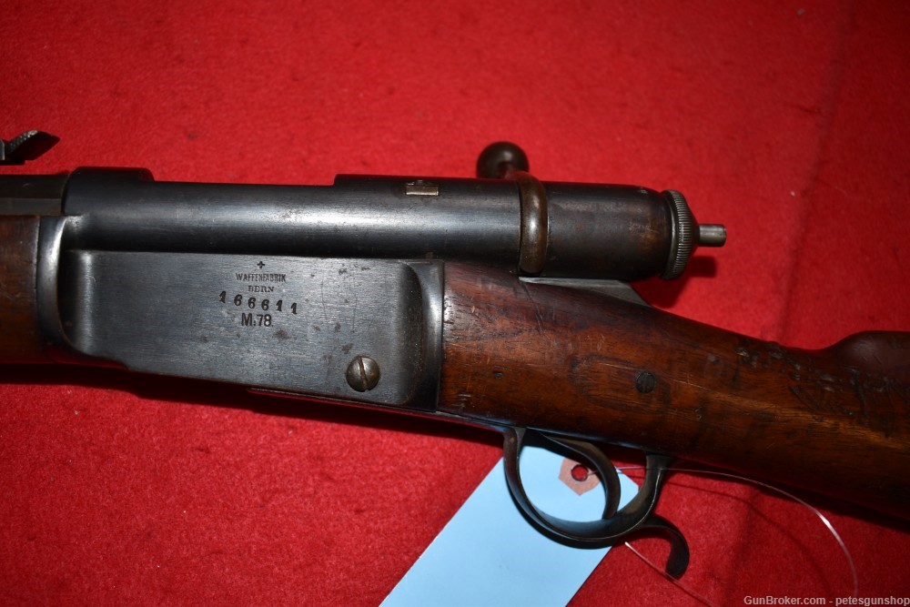 Vetterli Model 1878 Rifle, Antique 10.4 x 42 Rim, Nice, PENNY START!-img-14