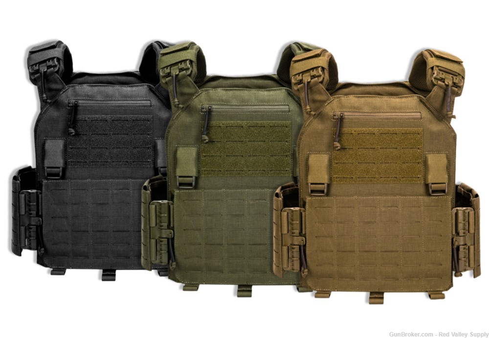 RVS Barrier 10x12 Lasercut QD Plate Carrier Tactical Vest Fits AR500-img-9