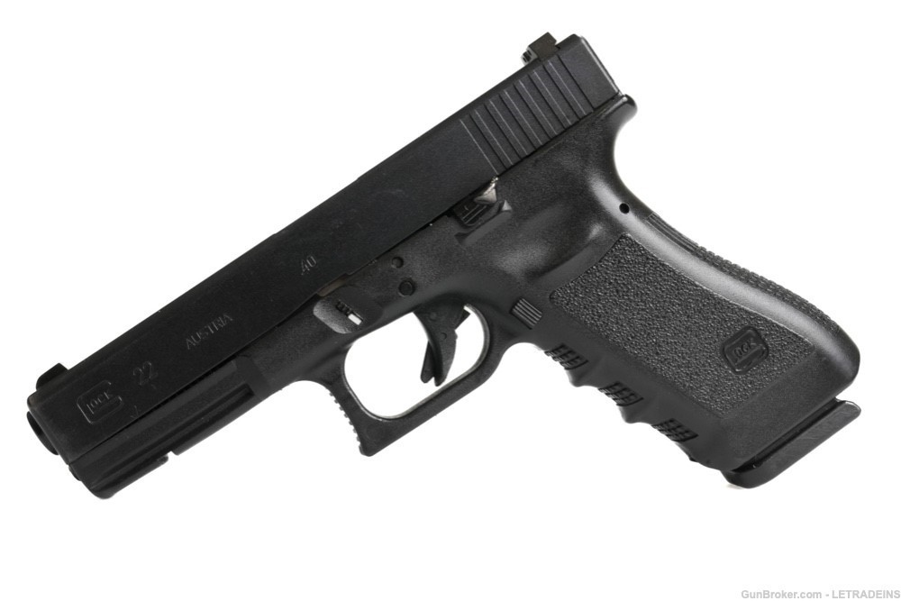 Glock 22 Gen 3 .40 S&W LE Trade In Good Condition -img-0
