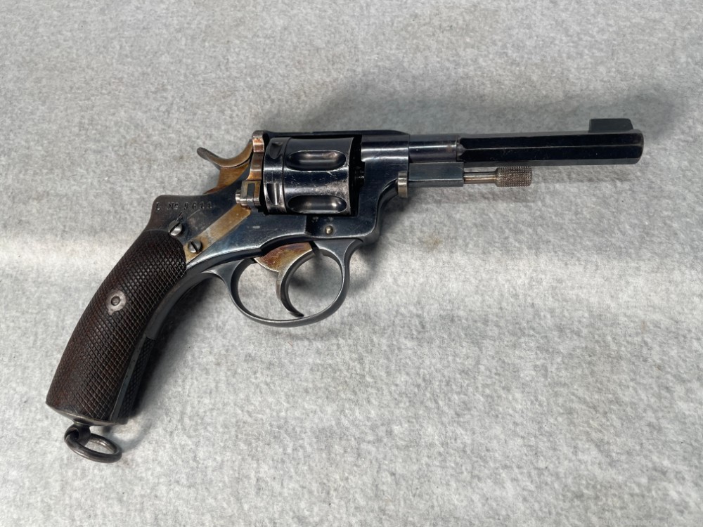 HUSQVARNA 1887 Revolver 7.5x22mm Swedish SA DA 4 1/2" Nagant 7.5mm-img-2