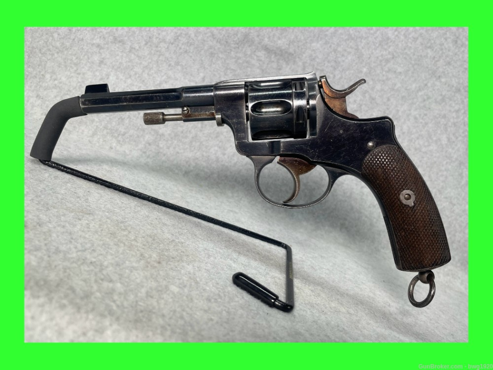 HUSQVARNA 1887 Revolver 7.5x22mm Swedish SA DA 4 1/2" Nagant 7.5mm-img-0