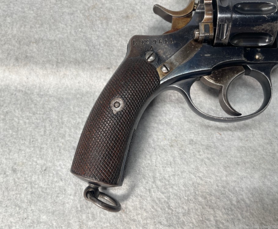 HUSQVARNA 1887 Revolver 7.5x22mm Swedish SA DA 4 1/2" Nagant 7.5mm-img-4