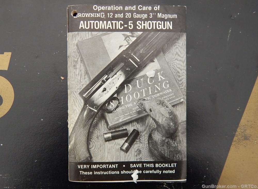 Browning A5 Magnum Twelve – 12 ga., 32" Full, VR - 1984-img-49