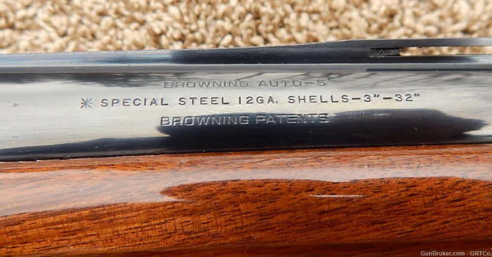 Browning A5 Magnum Twelve – 12 ga., 32" Full, VR - 1984-img-16