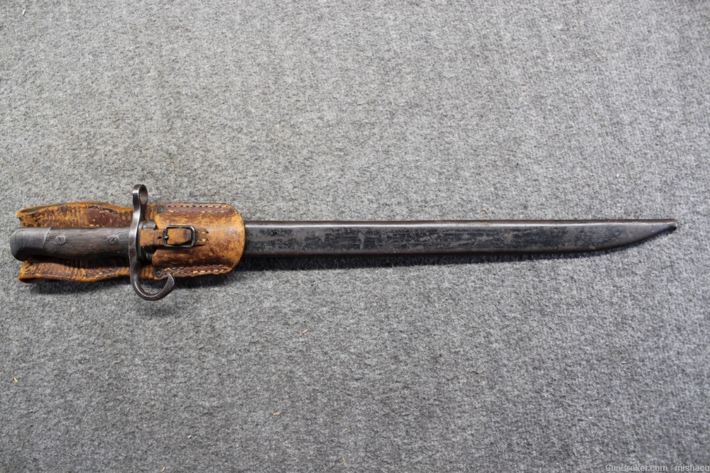Early Japanese Arisaka Hook Bayonet +Scabbard&Frog Type 30/35/38/99/2 Rifle-img-11