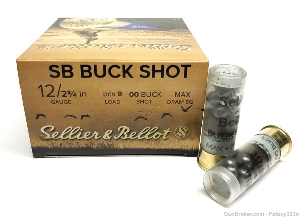 12ga Buckshot AMMO 00 Sellier & Bellot-img-0
