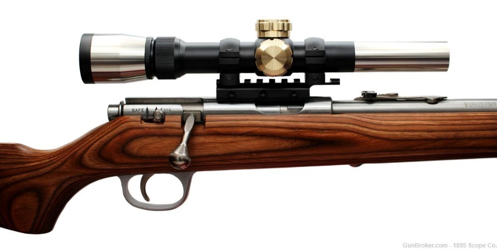 Stainless Steel & Brass Rifle Scope-img-0
